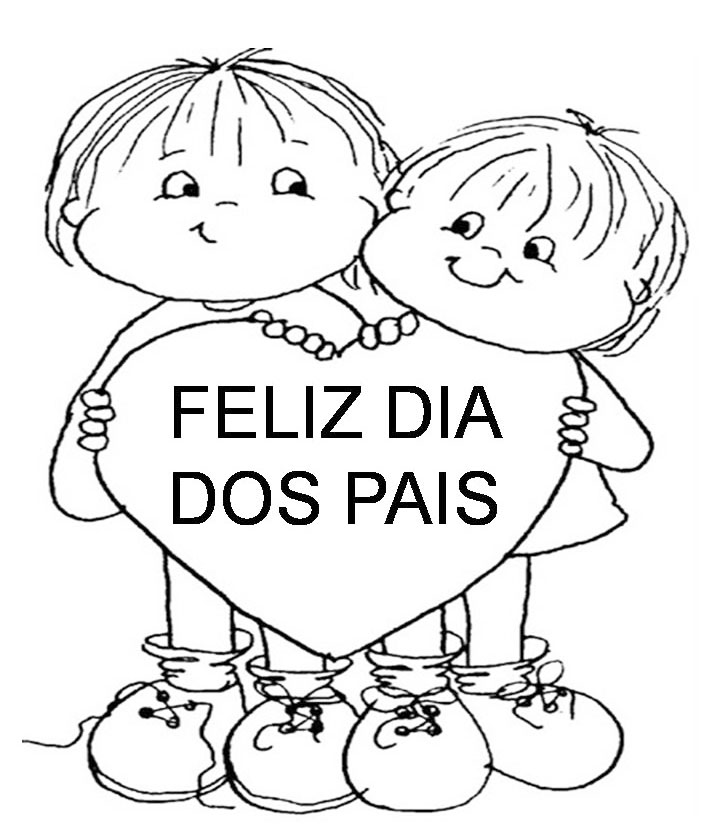 desenhos dia dos pais para criancas pequenas