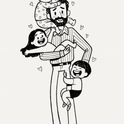desenhos dia dos pais para bebes