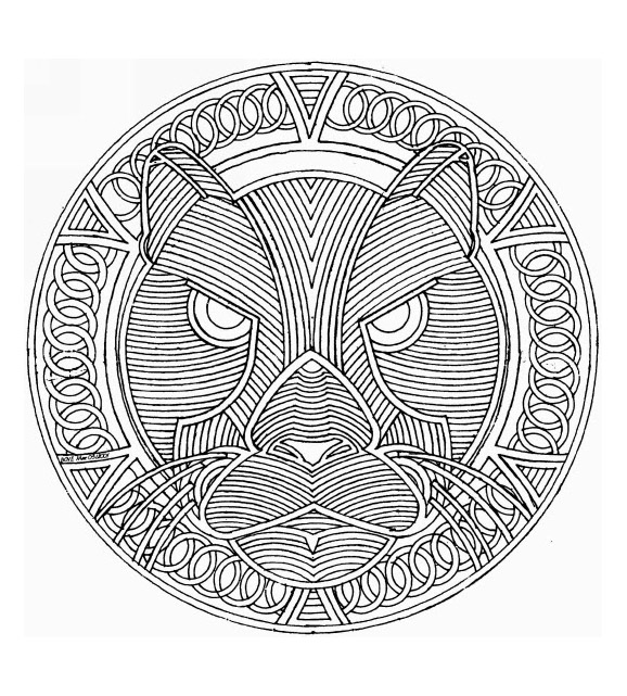 desenhos de mandalas difíceis