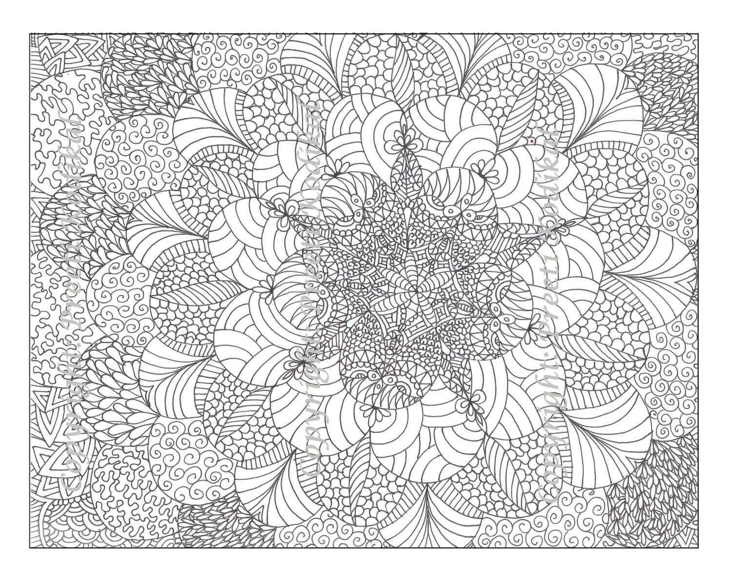 desenhos zentangle para colorir