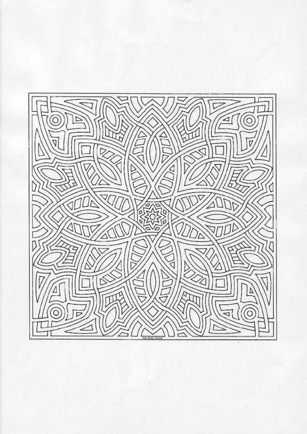 desenhos de animais difíceis para colorir