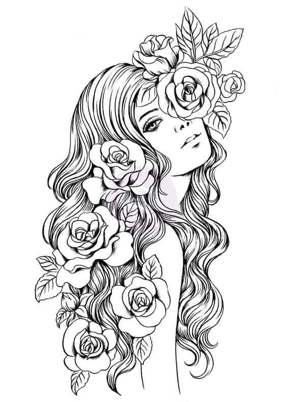 desenhos realistas para colorir