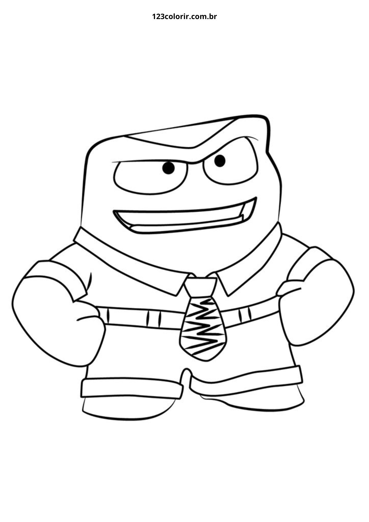 desenho para colorir Divertidamente 2