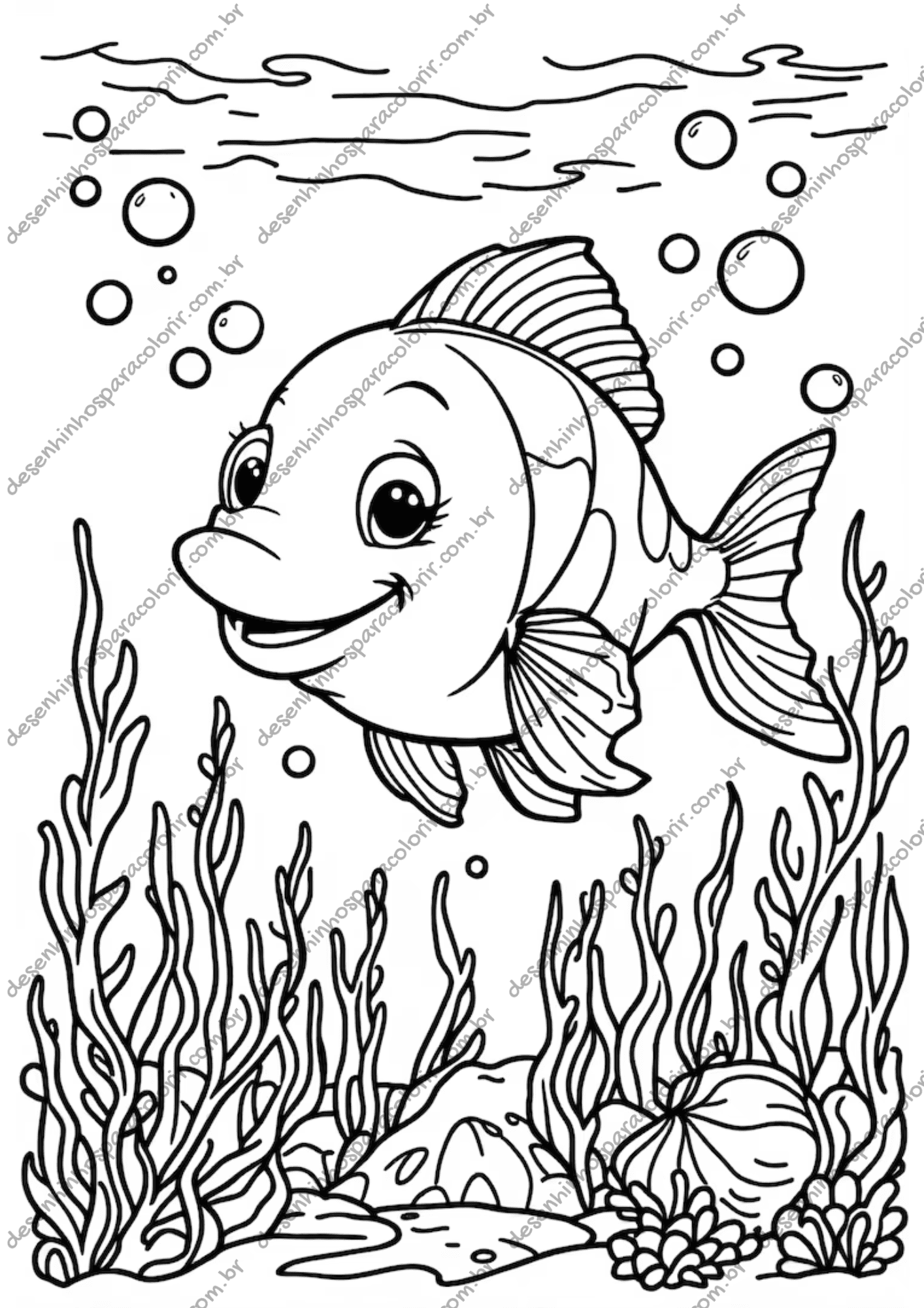 desenho para colorir do