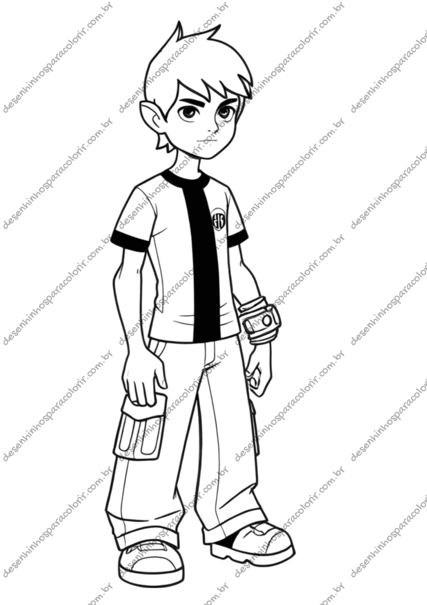 desenhos Ben 10 para imprimir