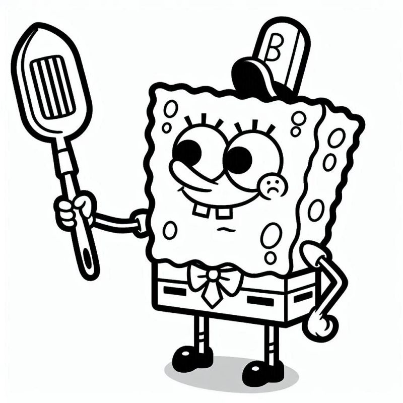 atividade infantil Bob Esponja