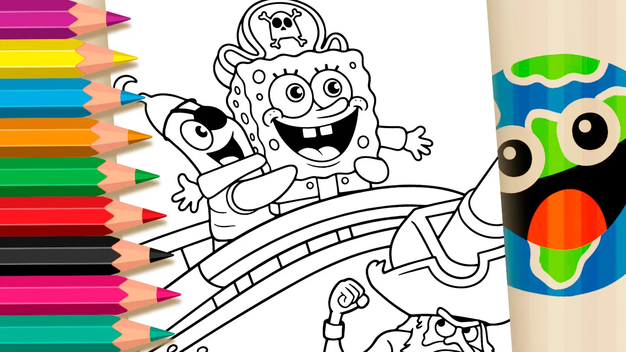 desenho do Bob Esponja para pintar