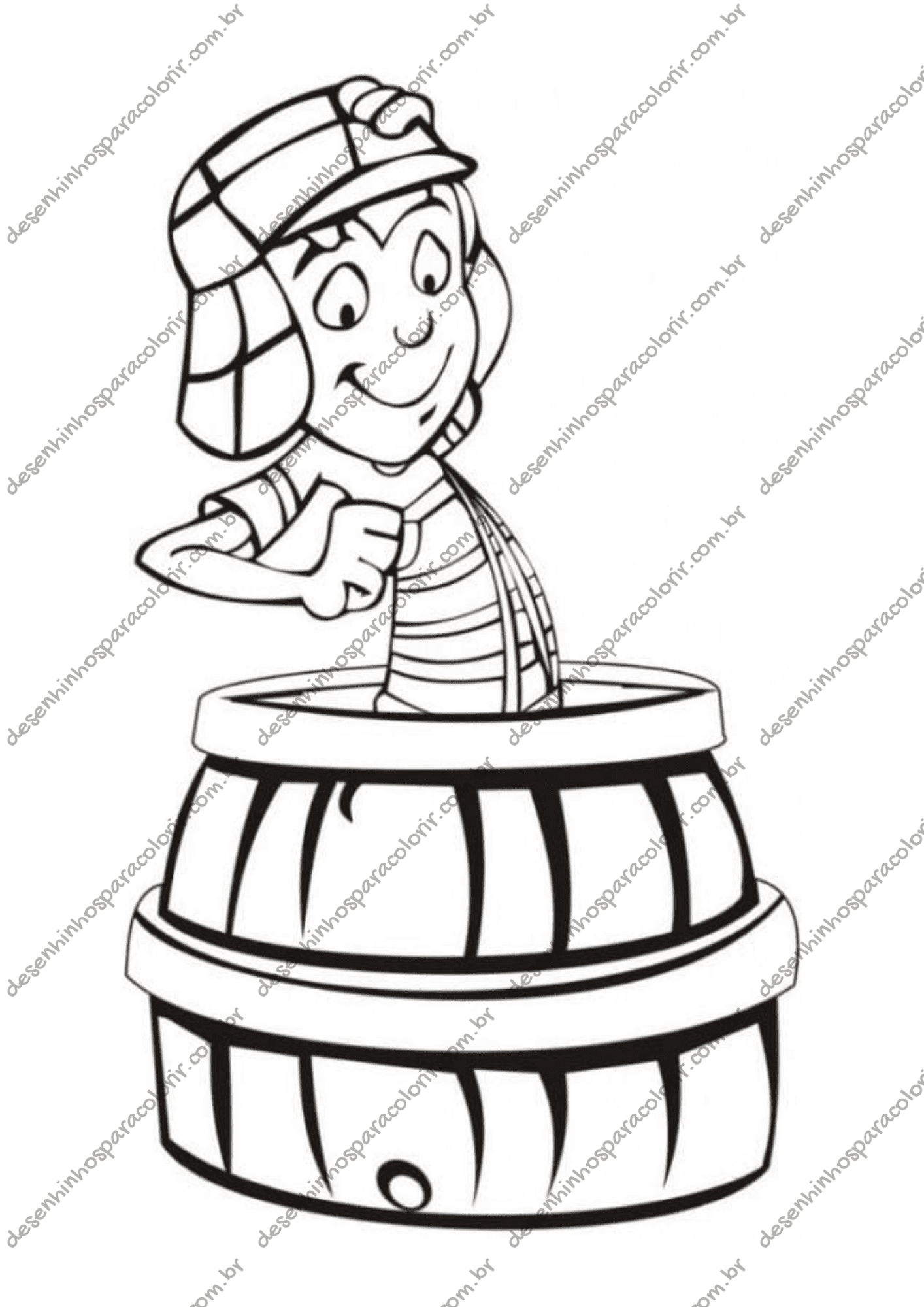 atividade infantil turma do Chaves