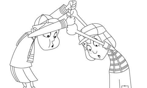 atividade infantil turma do Chaves