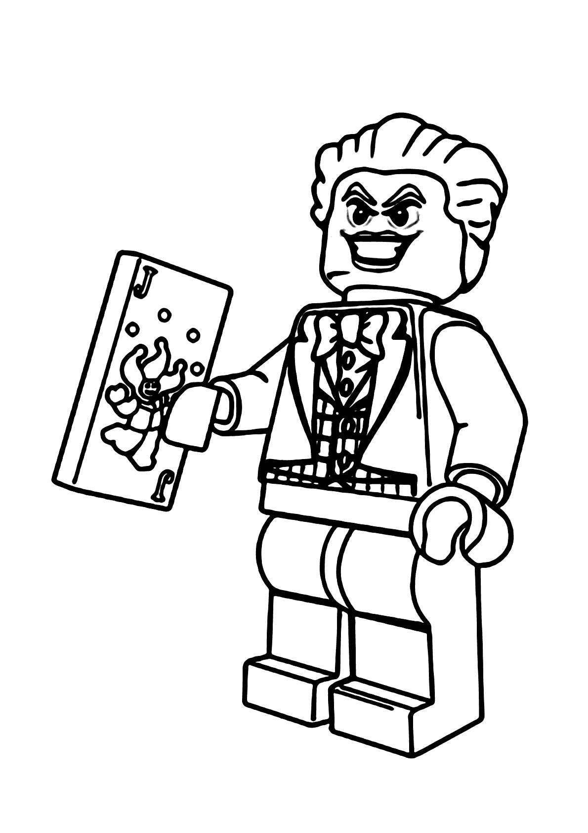 coringa maquiagem para colorir