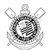 corinthians vetor para colorir