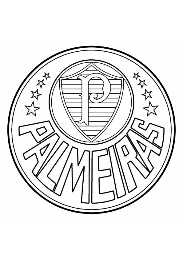 mascote do corinthians desenho para colorir