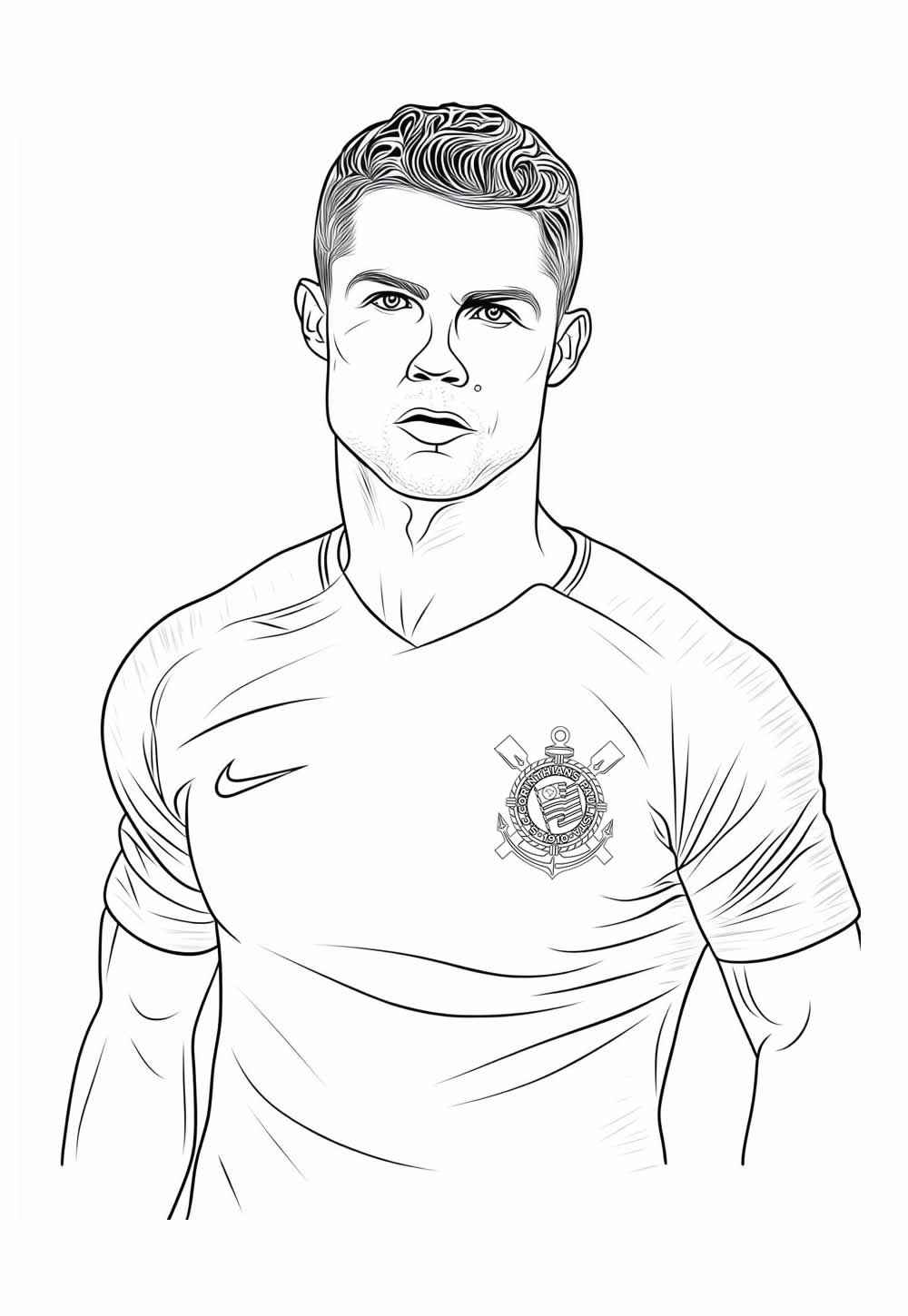 mascote do corinthians desenho para colorir