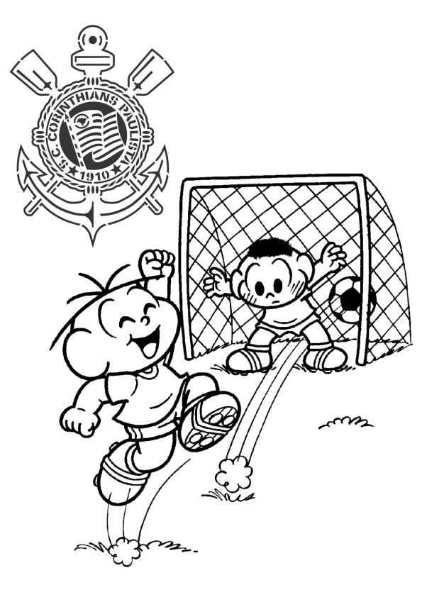 desenhos infantis do corinthians