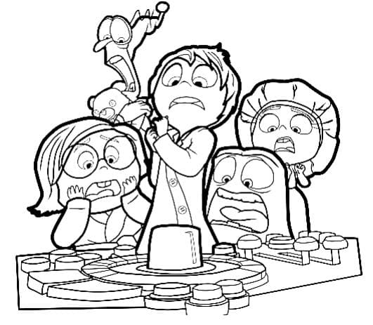 desenho do Medo para colorir