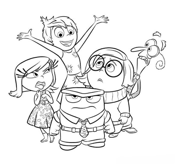 desenho da Inveja para colorir