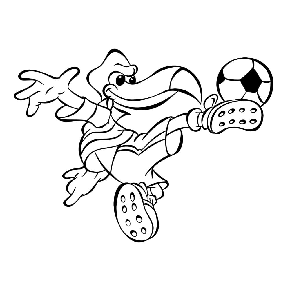 flamengo desenho fácil para colorir