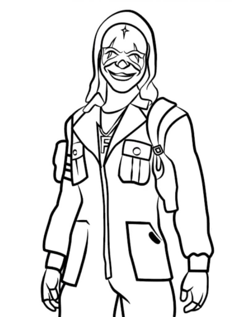 arte Free Fire para colorir