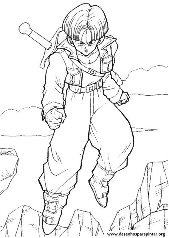 goku ultra instinto para colorir