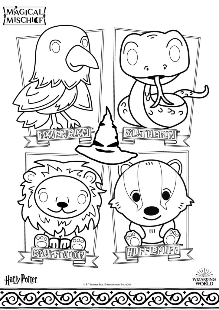 desenho harry potter para imprimir
