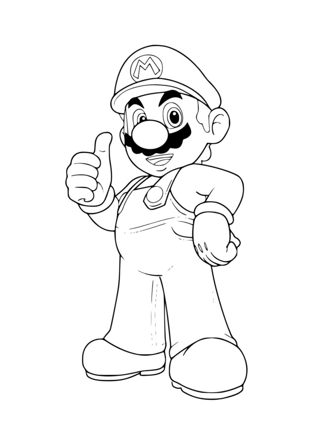 desenho do bowser para colorir