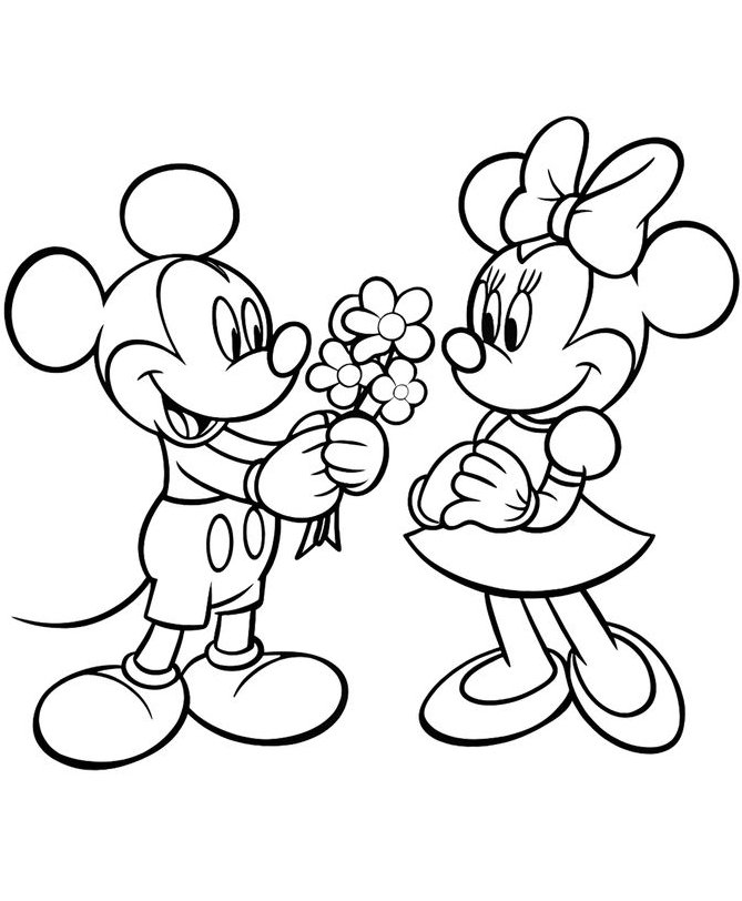 desenho mickey para imprimir