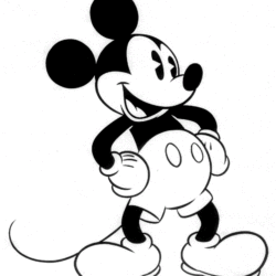desenho mickey para imprimir