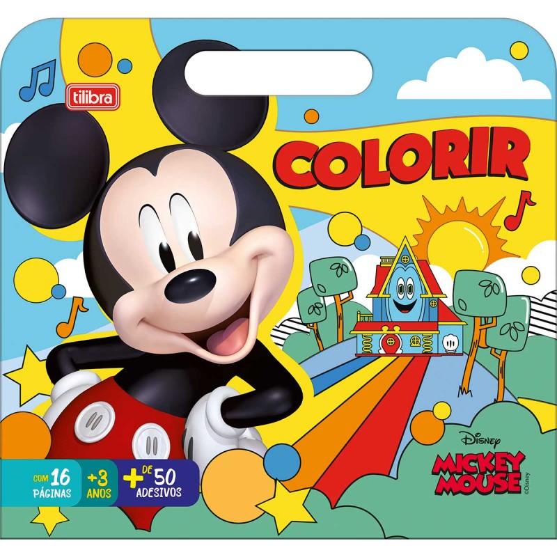 mickey praticando esportes para colorir