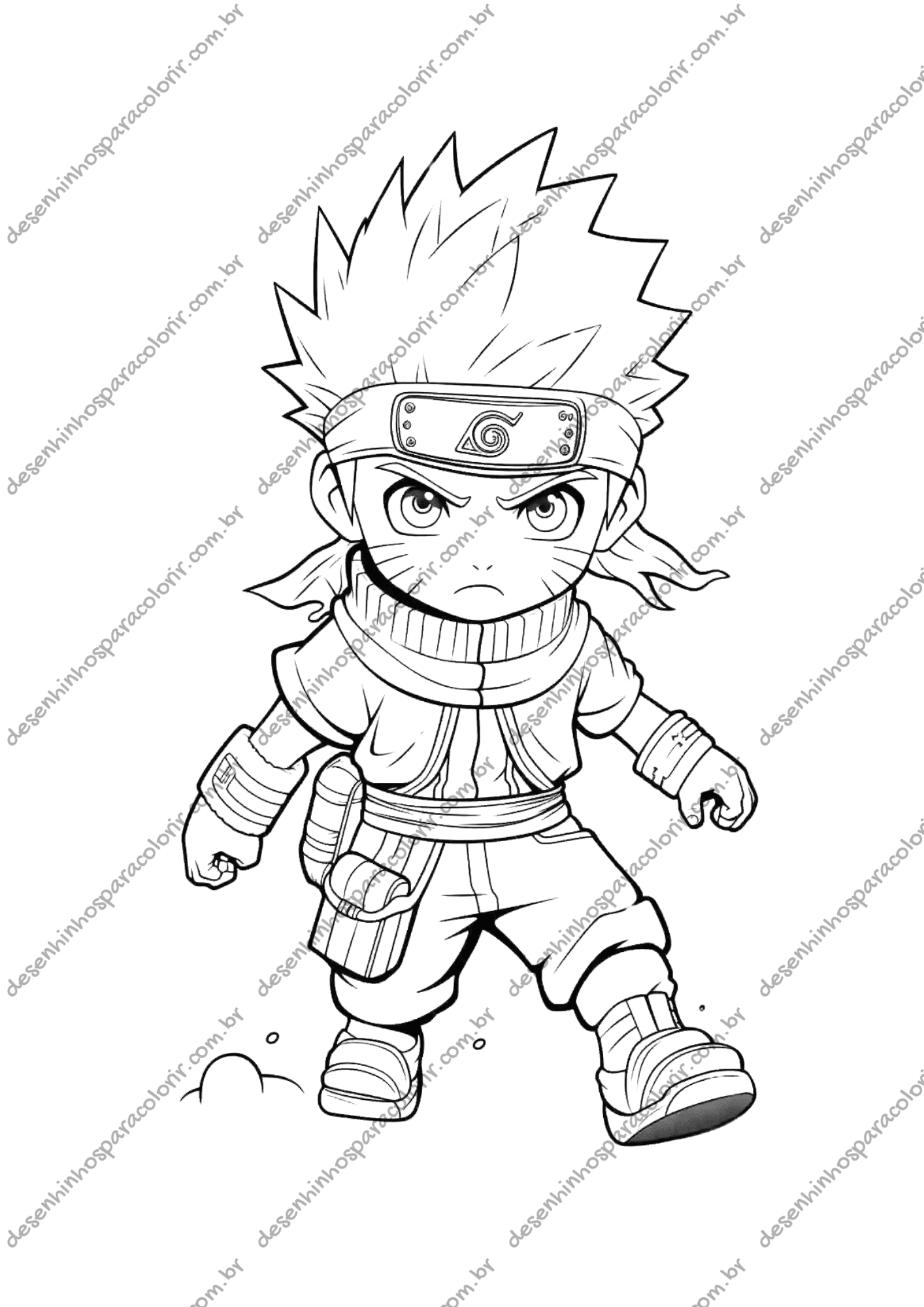 desenhos chibis do naruto