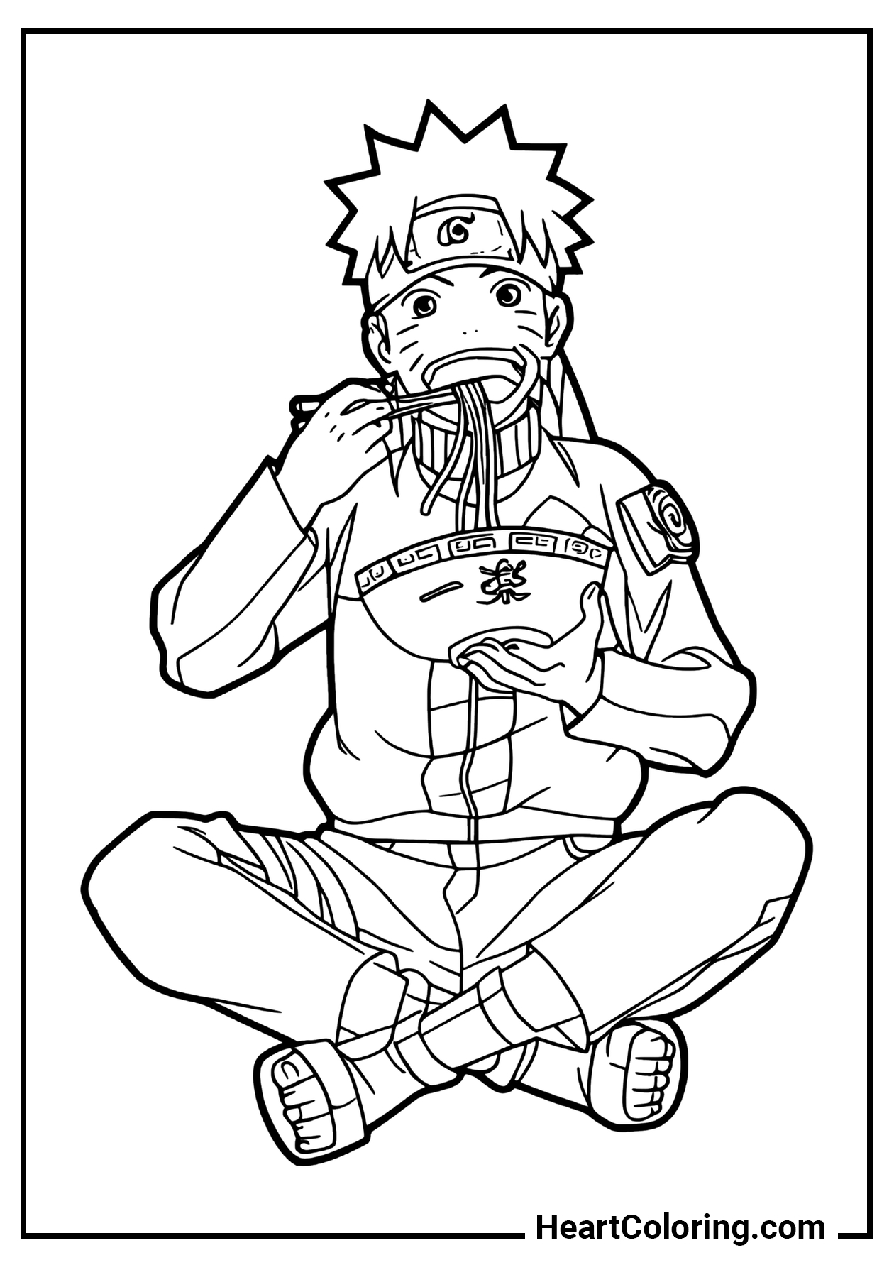 gaara para colorir