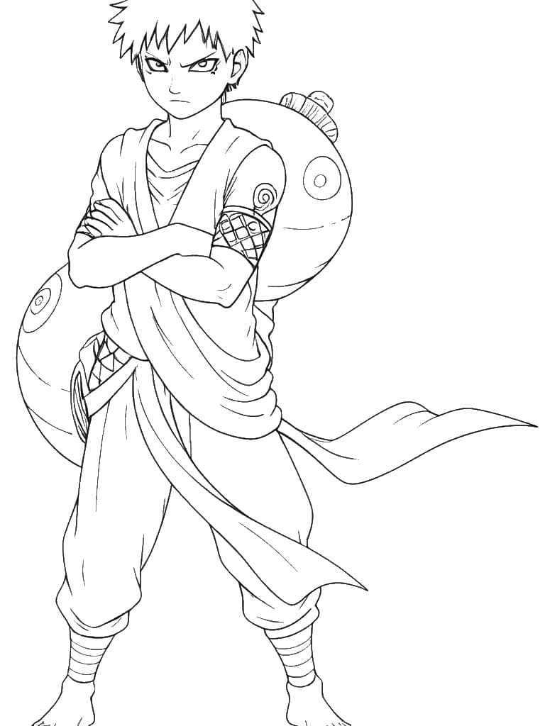 imagens do naruto para colorir