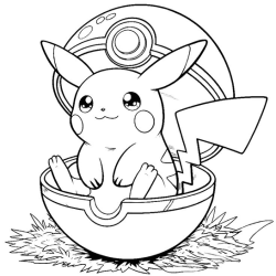 desenho do pikachu para imprimir