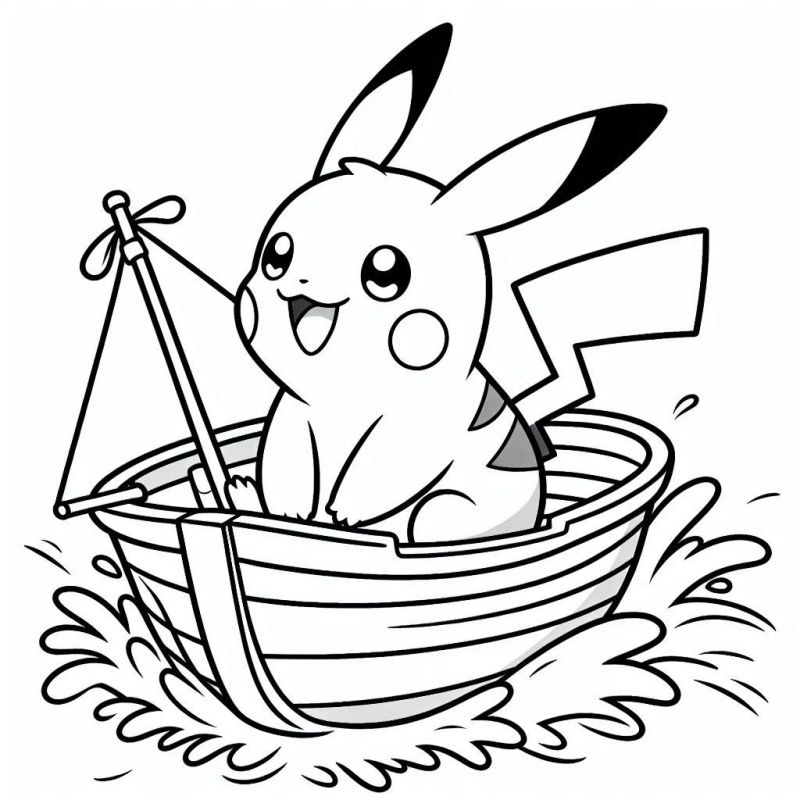 desenhos de pikachu fofos