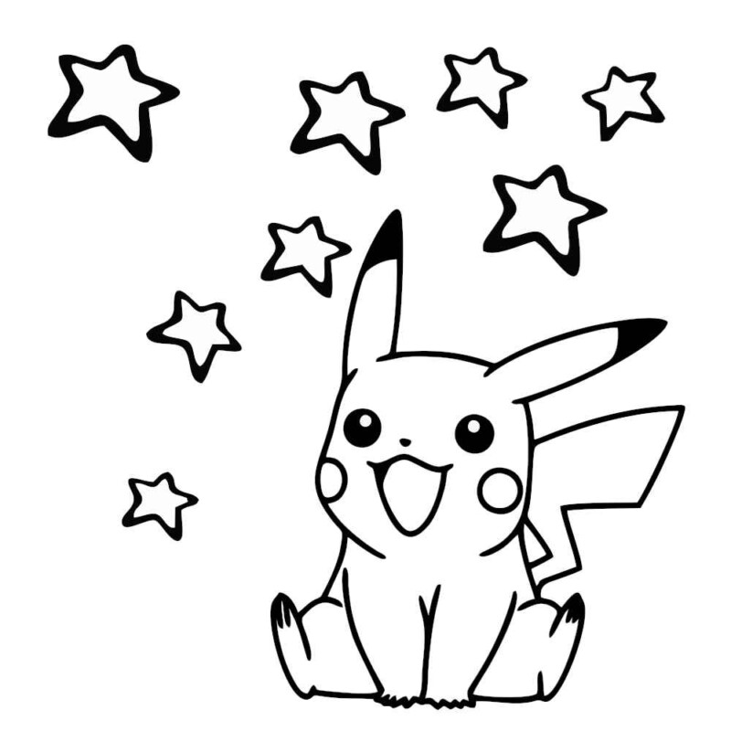 como desenhar pikachu passo a passo