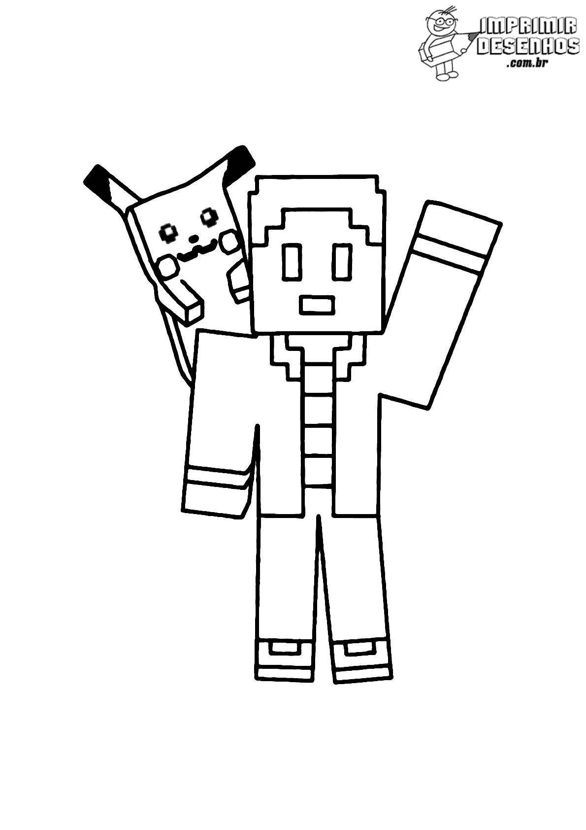 pikachu natal para colorir