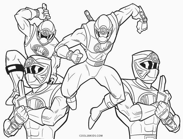 power rangers ninja steel para colorir