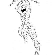 moldes power rangers para imprimir