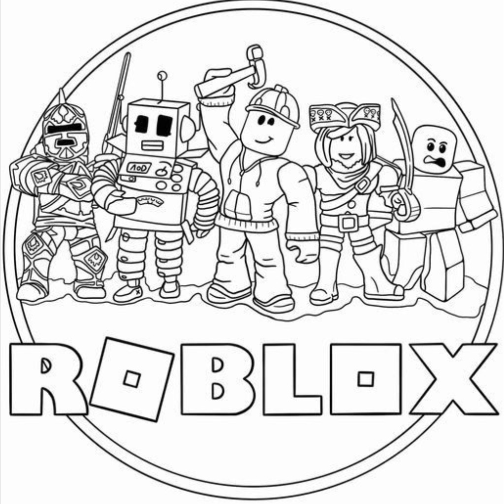 desenho roblox para criancas