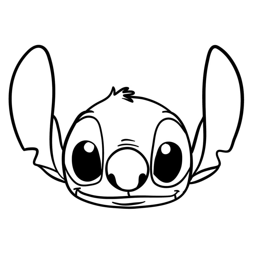 colorir Stitch azul