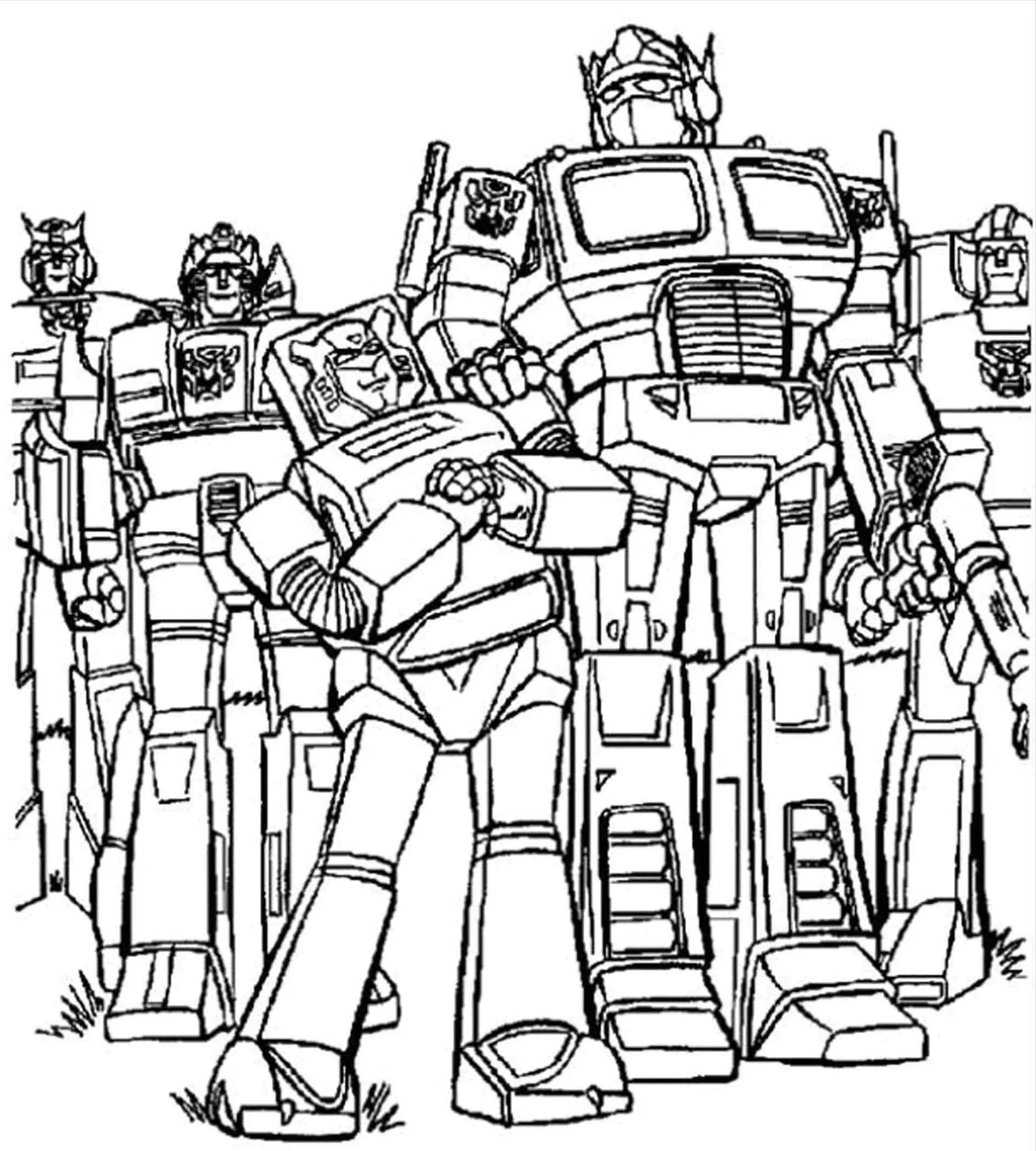 desenhos Transformers para festa infantil