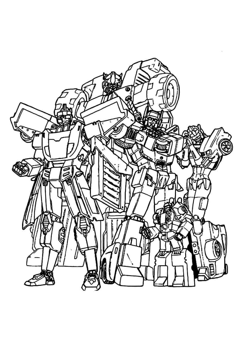 desenhos Transformers fáceis