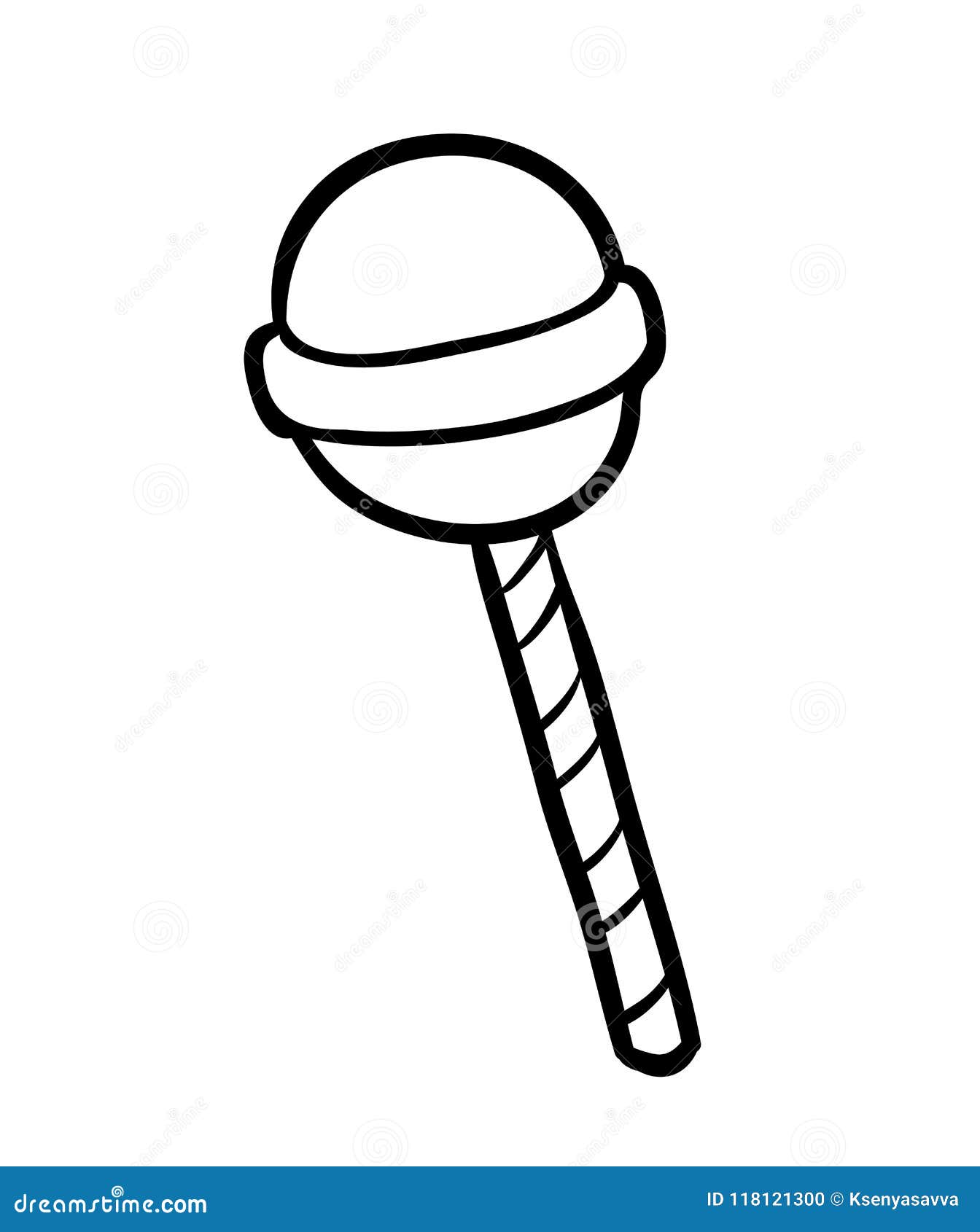 desenho de pirulito para colorir
