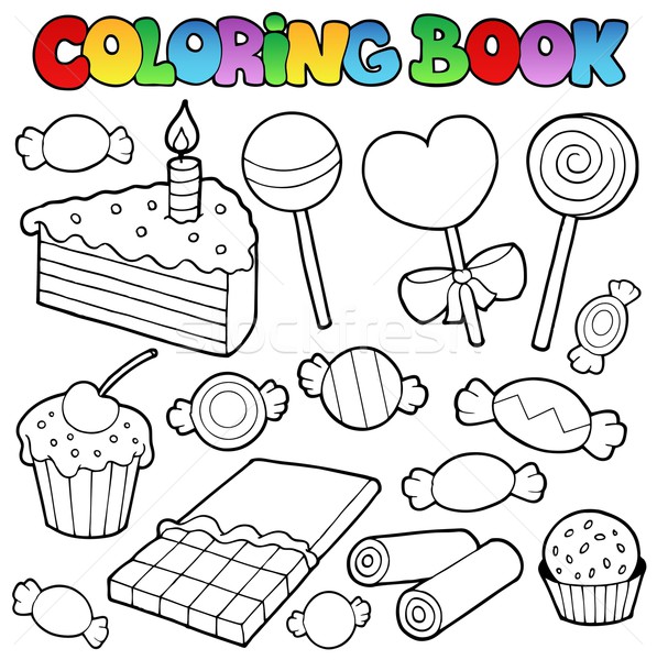 desenho de chocolate para colorir