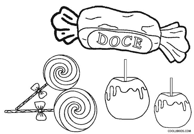 desenhos de doces para imprimir grátis