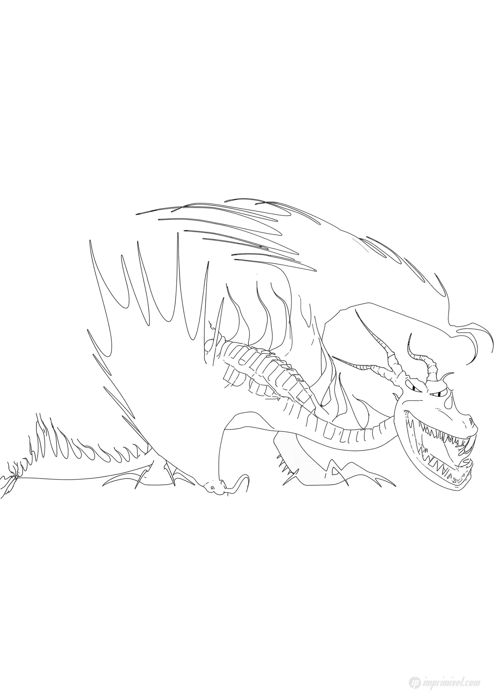 fúria da noite desenho