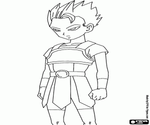 desenho de personagem dragon ball para colorir
