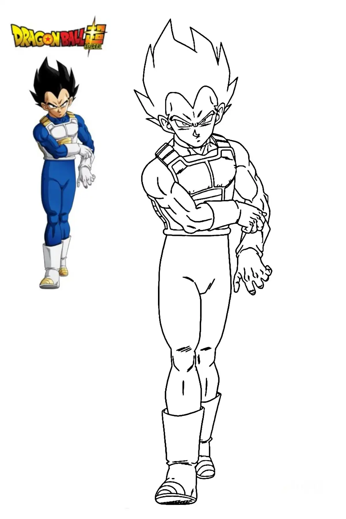 dragon ball z para imprimir e colorir