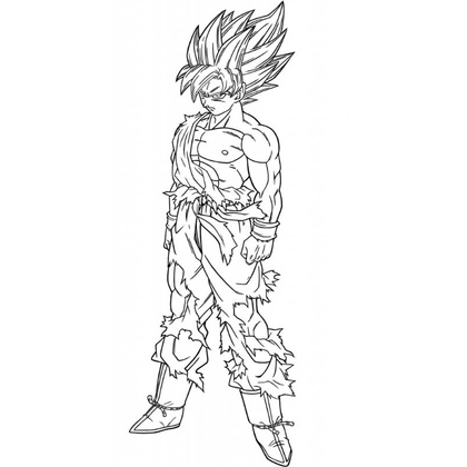 melhores desenhos para colorir dbz