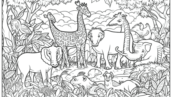 desenhos de animais para pintar