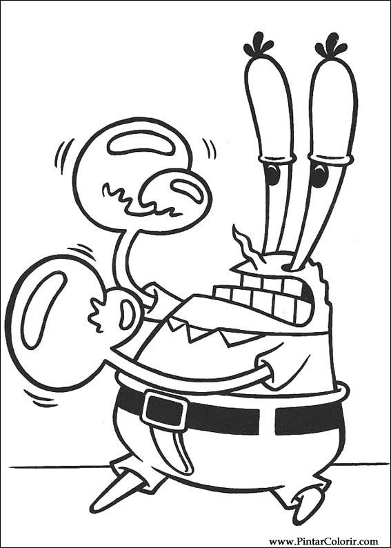 desenhos animados para colorir bob esponja